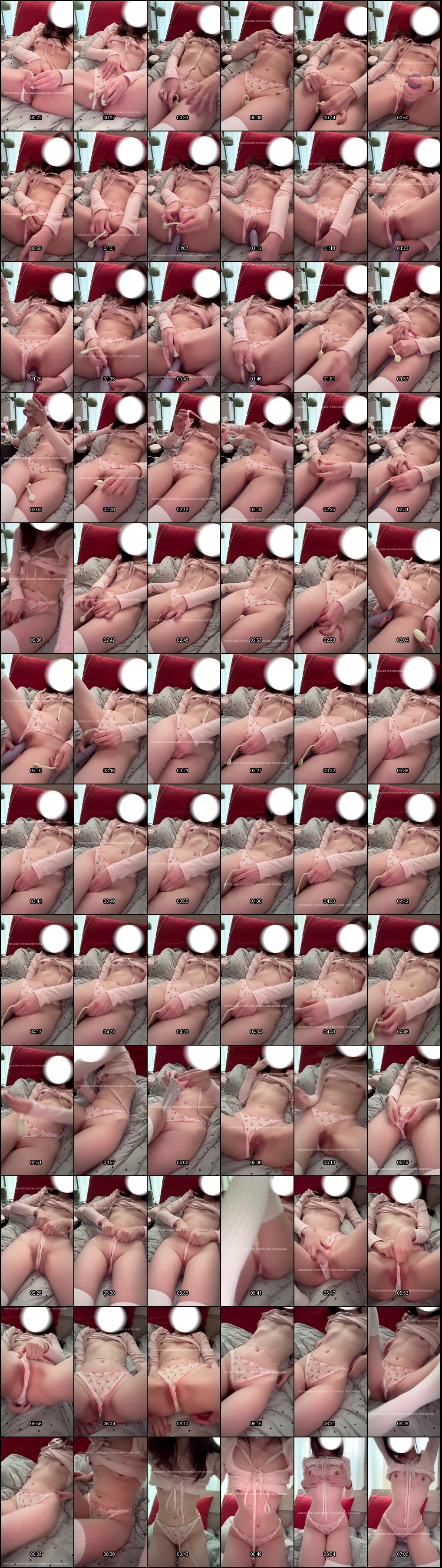 #搽搽 #XCHA520 #自慰 @loicu震动棒跳蛋乳夹淫纹黑丝白袜白虎粉嫩肉鲍