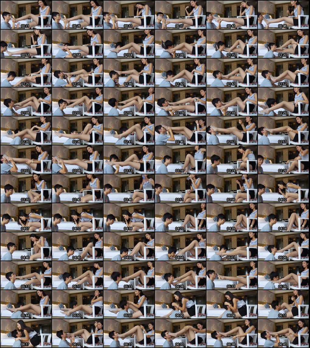 丝袜姐姐的命令：乖乖舔干净我的美脚丫子！