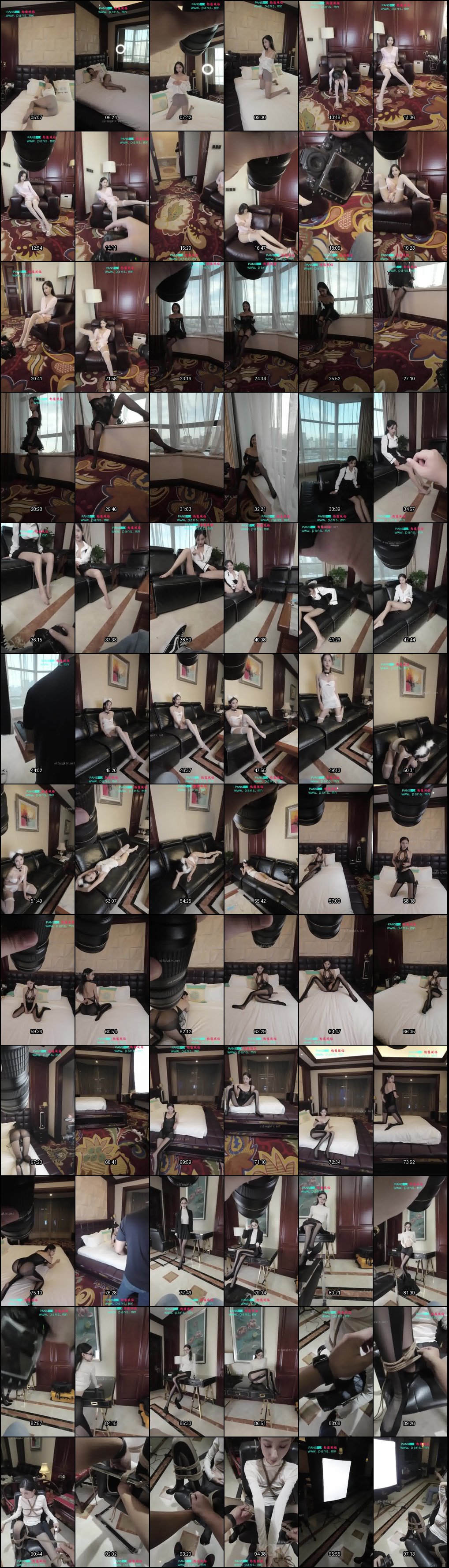 PANS重磅新人！清纯模特禾禾绳艺透点穴直播，身材颜值超顶