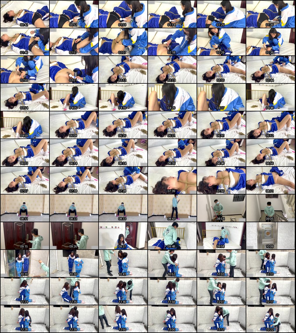 校服姐妹花的禁忌束缚调教：双重诱惑SM盛宴