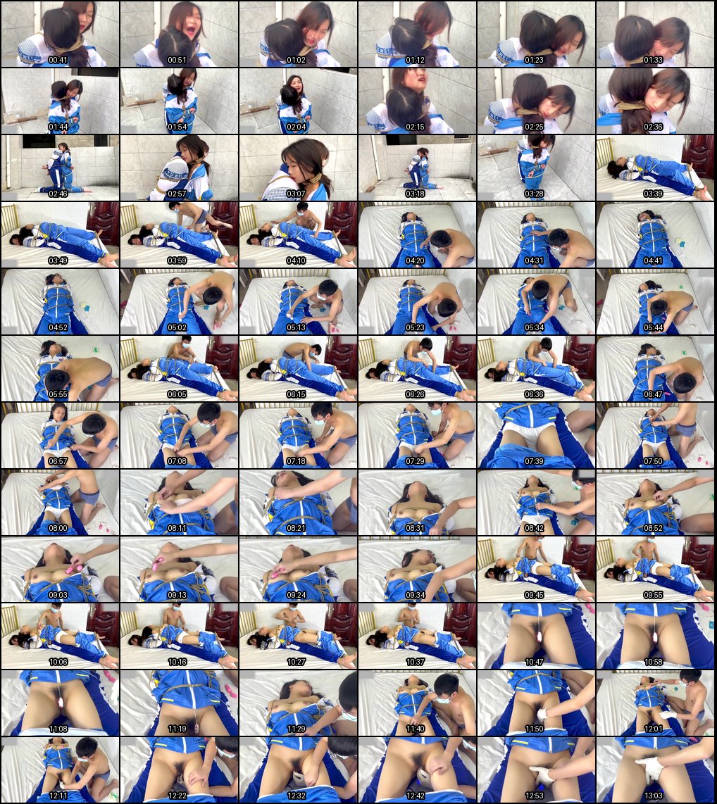 校服姐妹花束缚捆绑调教激情第二弹