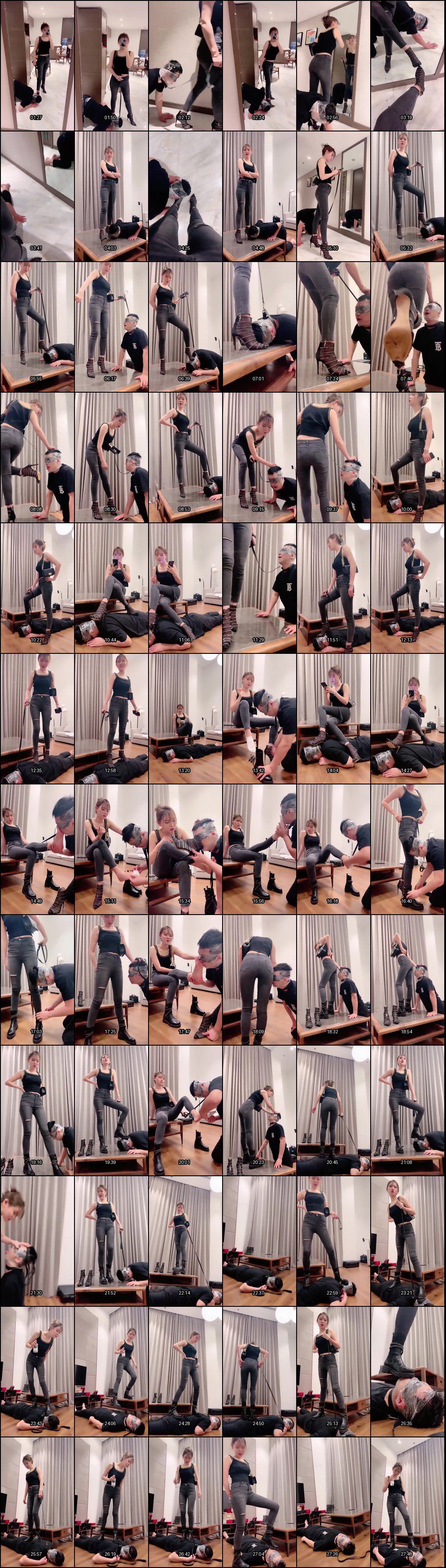 宇婉莹直播调教男M：内地FEMDOM高跟控重口秀