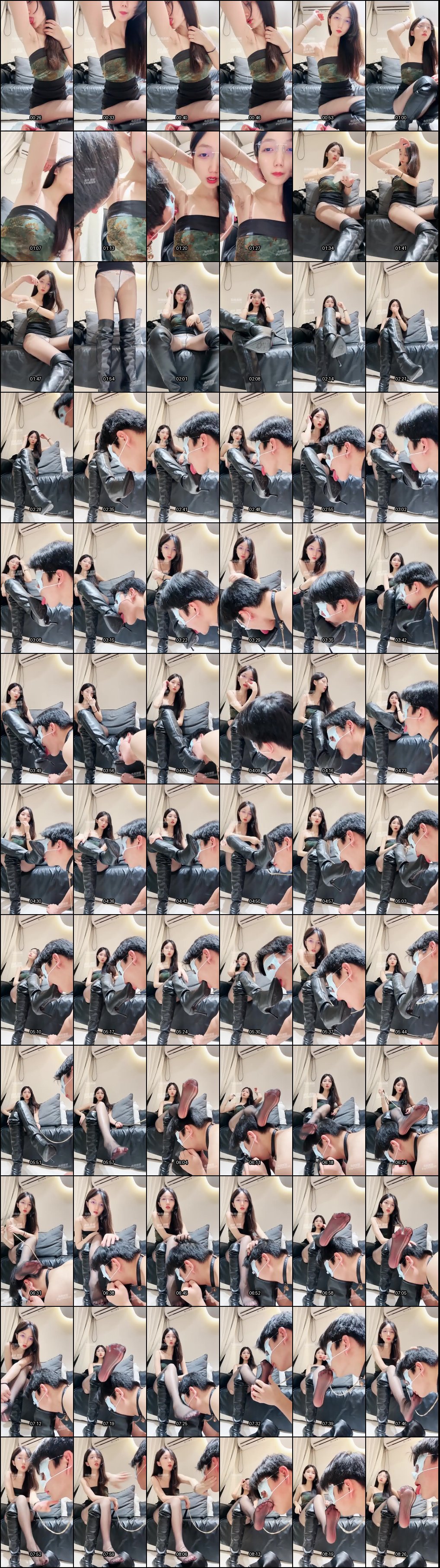 内地女主直播调教高跟控：尤雾出品FEMDOM激情秀