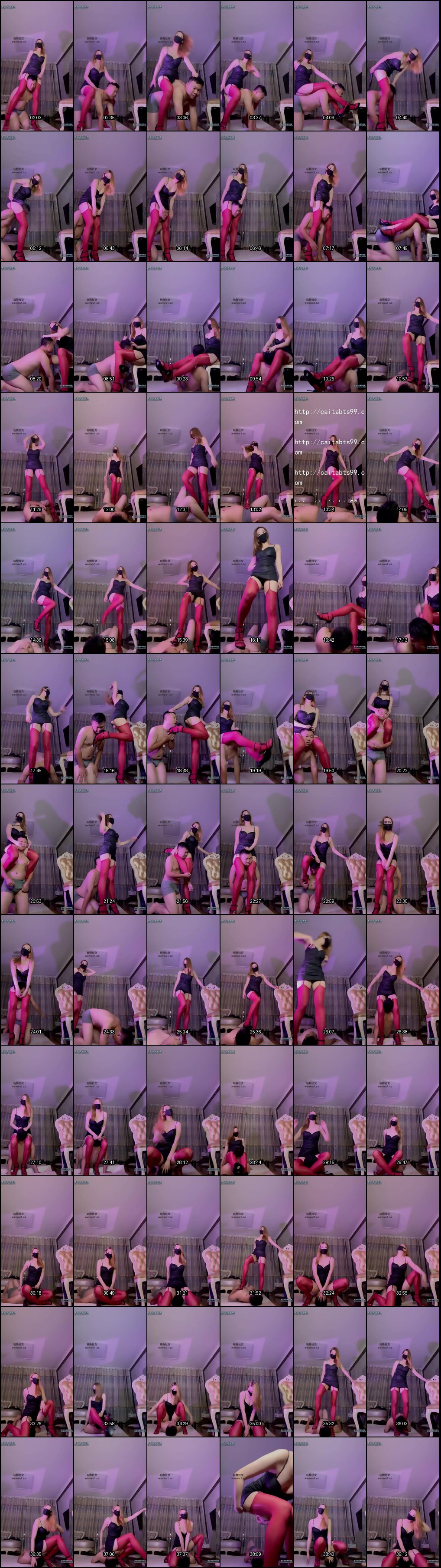 内地FEMDOM女王调教男奴私拍，女王高跟控虐奴全过程