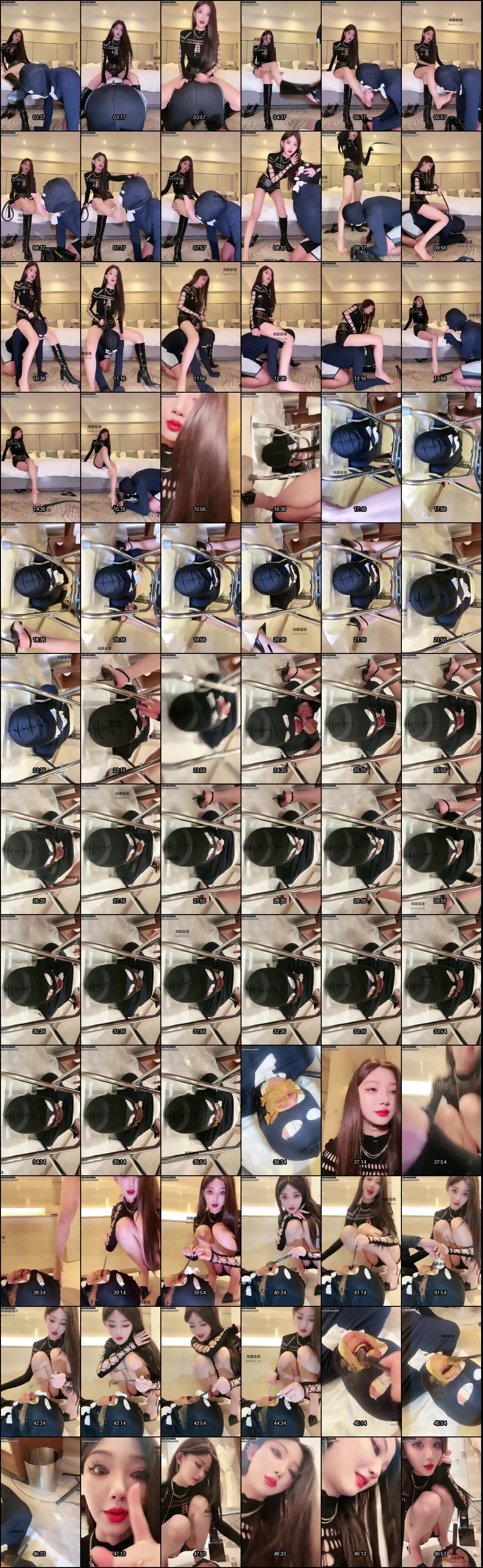 司宁青直播调教：内地女主FEMDOM高跟控激情表演