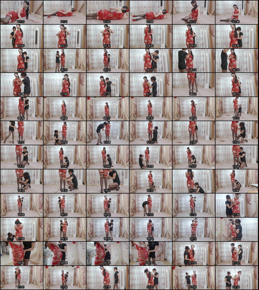 王丽熟女女女绳艺：吊缚束缚情趣诱惑