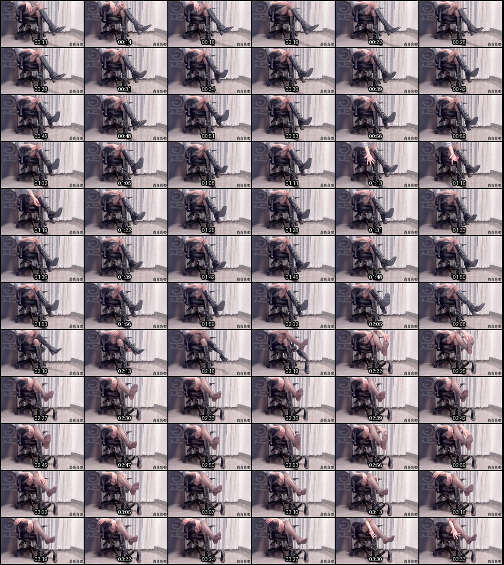 上司强制榨精下属上部：寸止调教+跪舔黑丝长靴自慰高潮