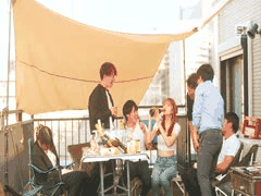 公司烧烤会上微醺已婚OL笹仓彩的娇羞多P狂欢！大胸少妇偷情诱惑