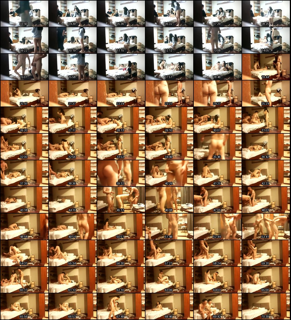 多人换妻猎奇盛宴：日本熟女母狗房间内随时开战！