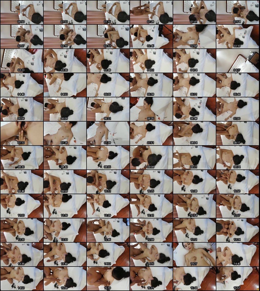 戴金链子富姐偷情记：老公不在家逼瘾难耐 开房让小伙舔穴猛插