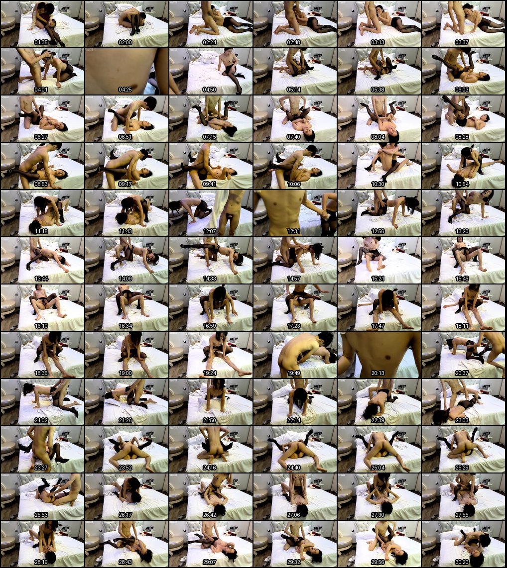 黑丝高跟熟女人妻酒店勾引小鲜肉 无套激战直至颜射高潮