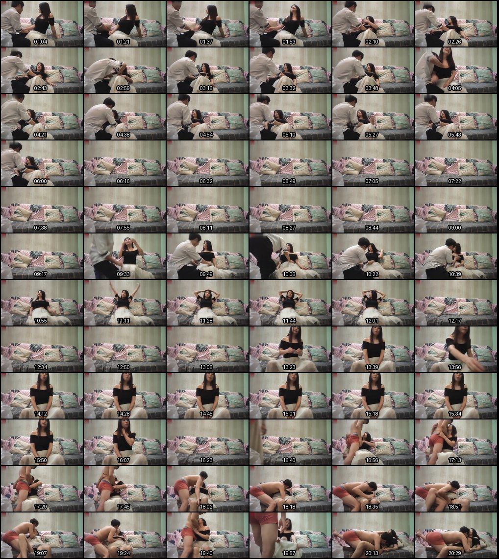 沙发诱惑：良家熟女人妻兼职骚货的抚摸调情高潮呻吟