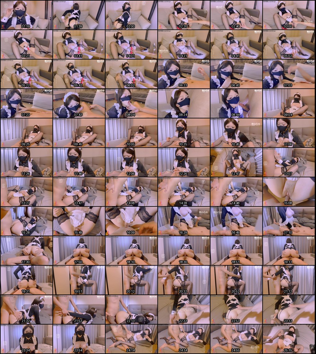 爆乳黑丝女仆白虎圣体狂潮喷，肉棒被吸到翻白眼高潮