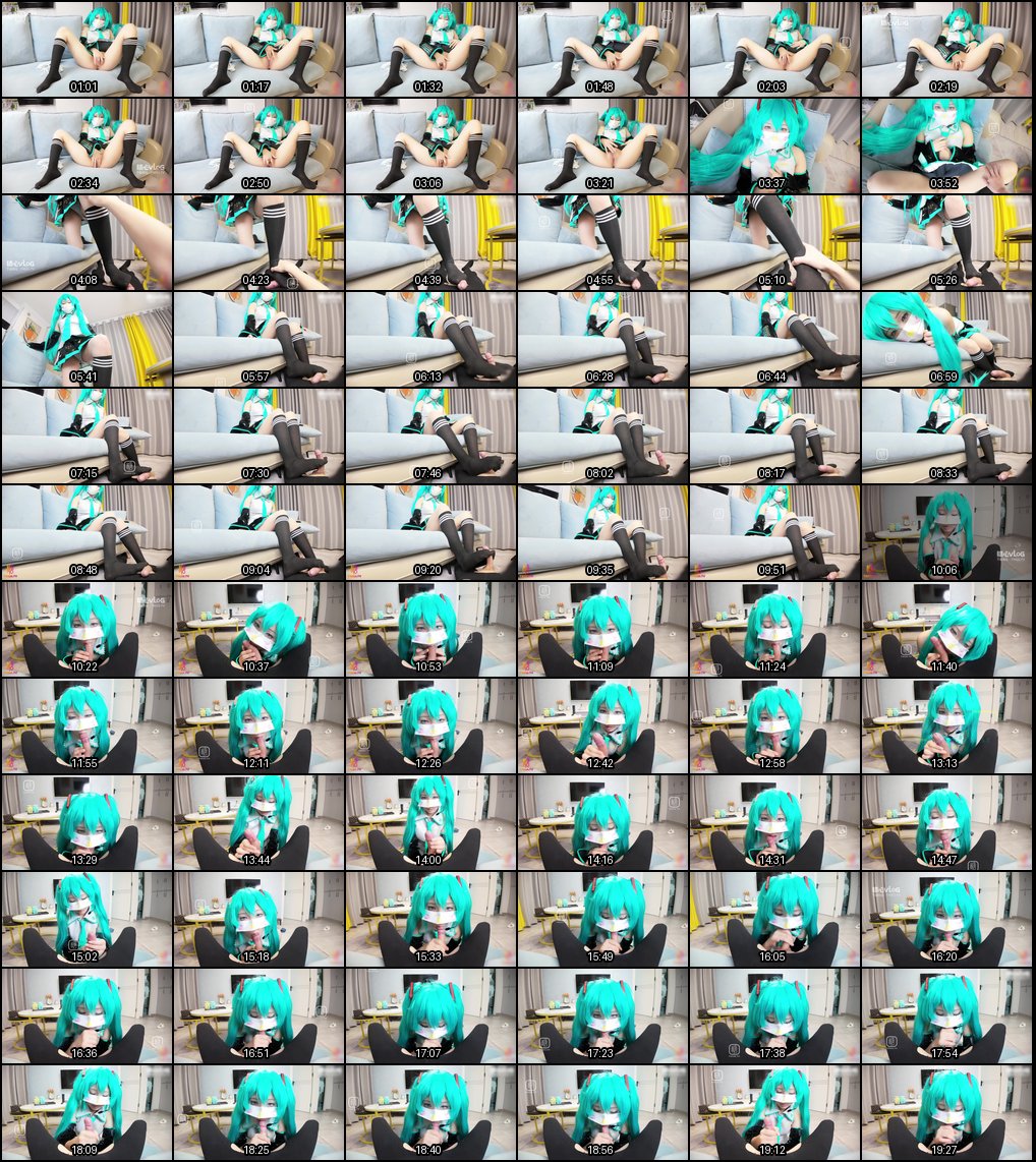 糖心Vlog明纱：悠子兄妹乱伦初音cosplay，哥哥大屌无套猛插粉嫩小穴高潮炸裂