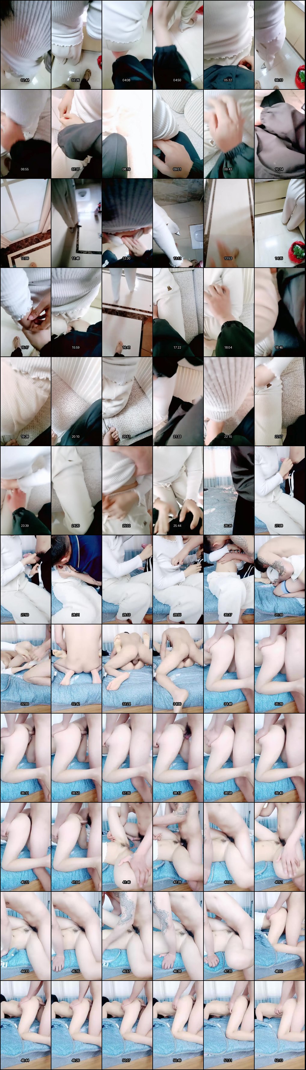 后妈蹲地翘臀诱惑：忍不住摸逼内射高潮，反向勾引剧情