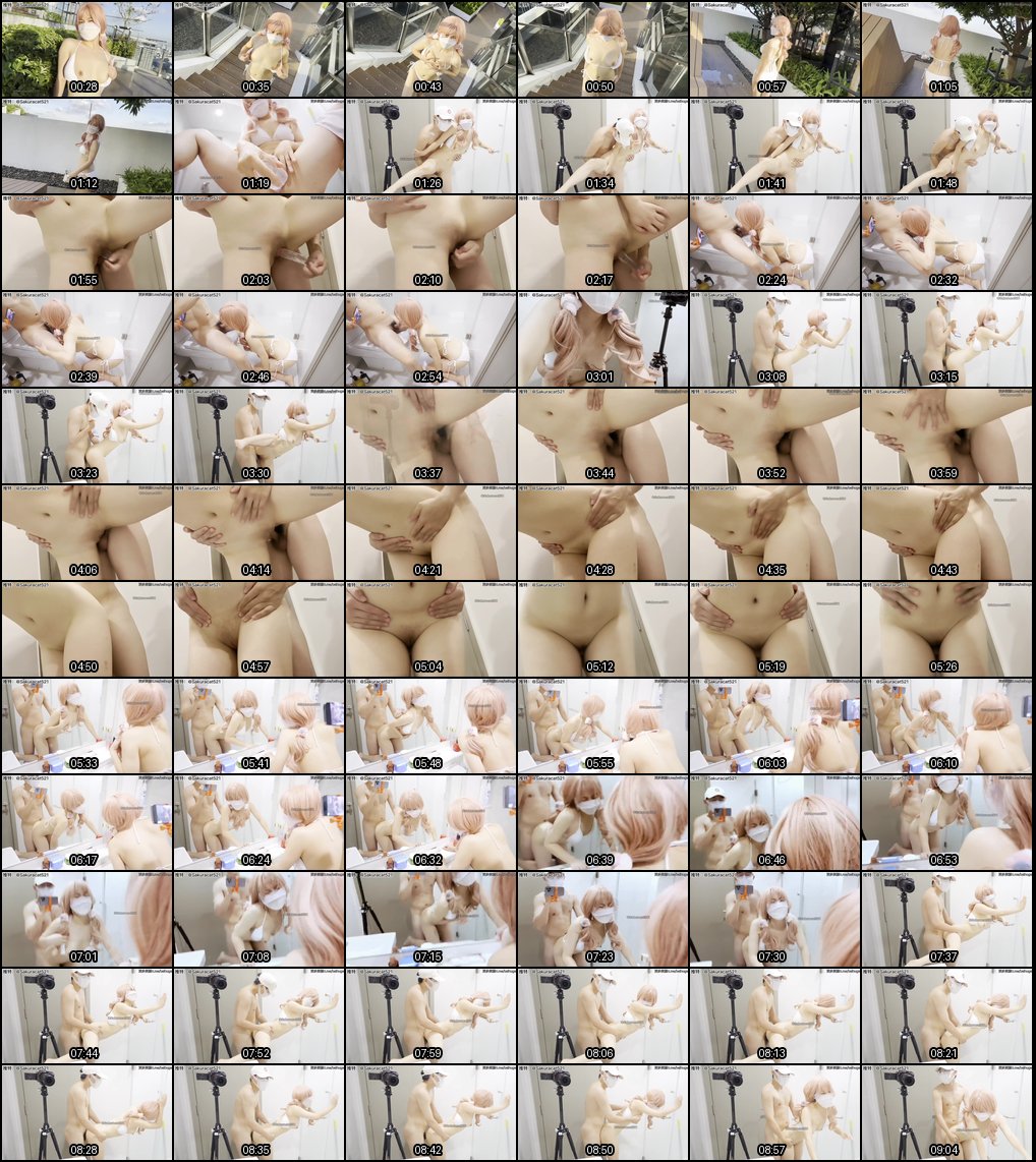 洗手间狂欢：比基尼双马尾白虎少女樱花小猫无套内射高潮