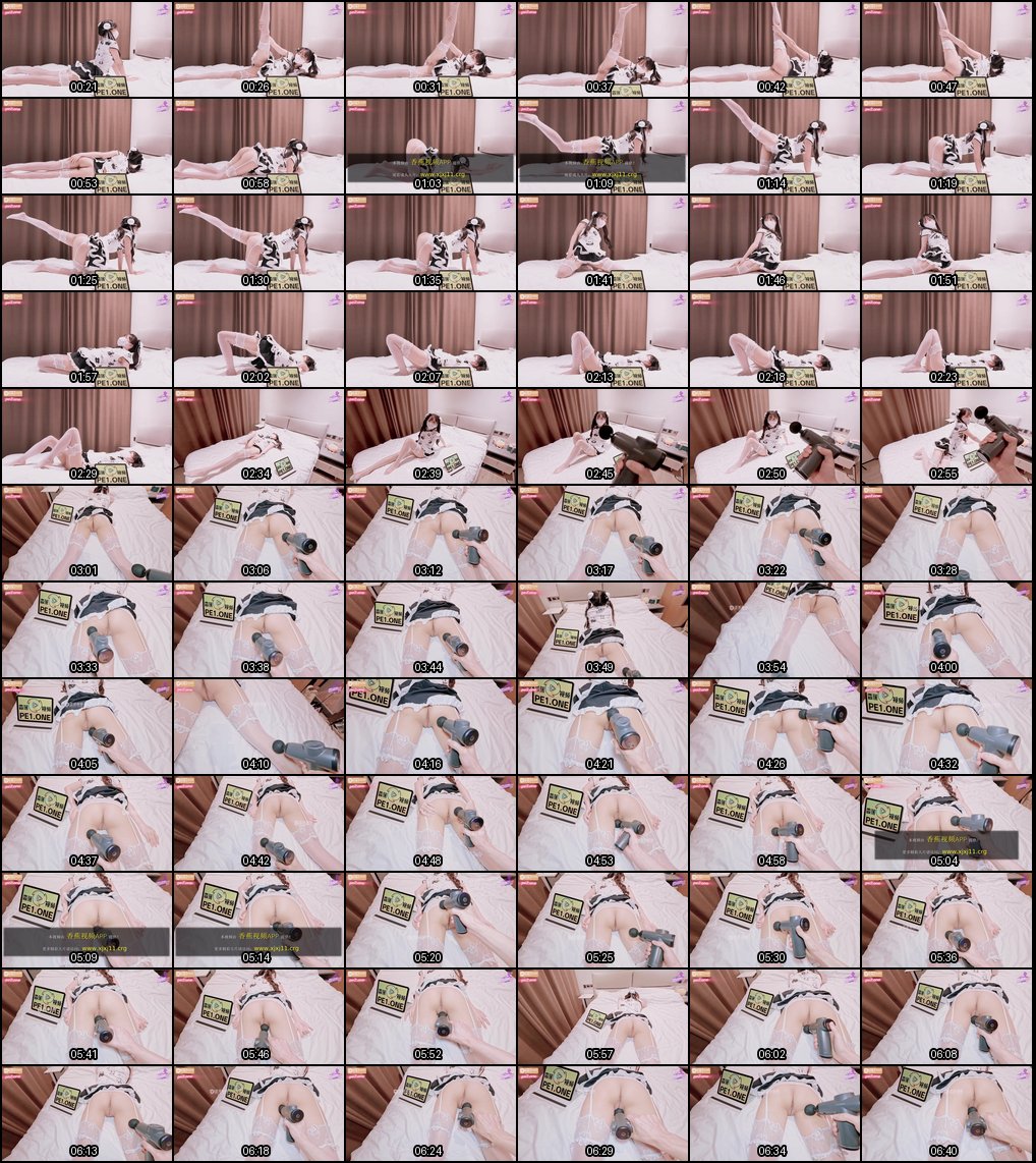 超萌女仆萝莉白虎粉穴被狂怼！一字马高潮喷水，抓马尾猛干颜射满脸精液