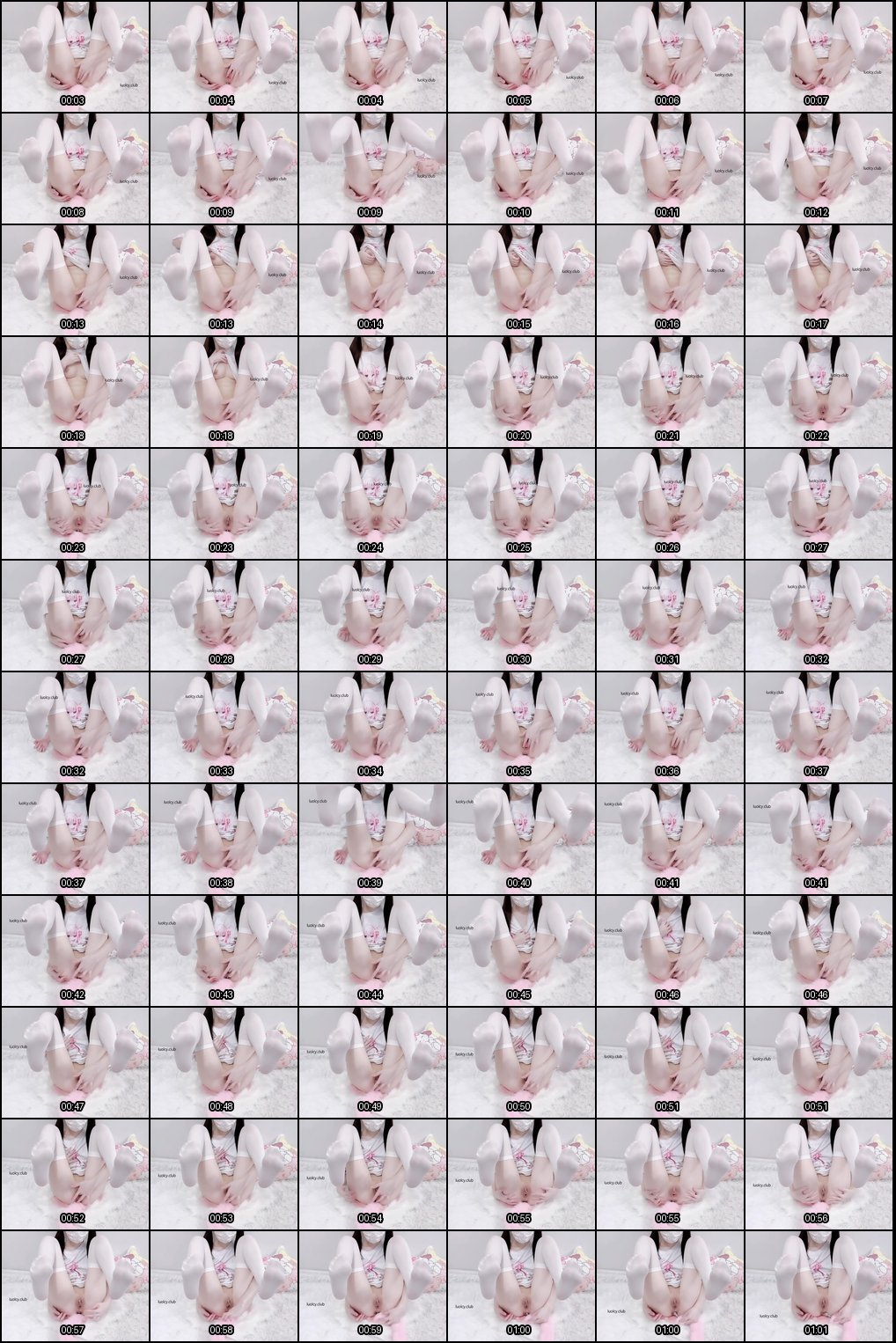 双马尾白虎萝莉白丝自慰，美穴粉嫩诱人