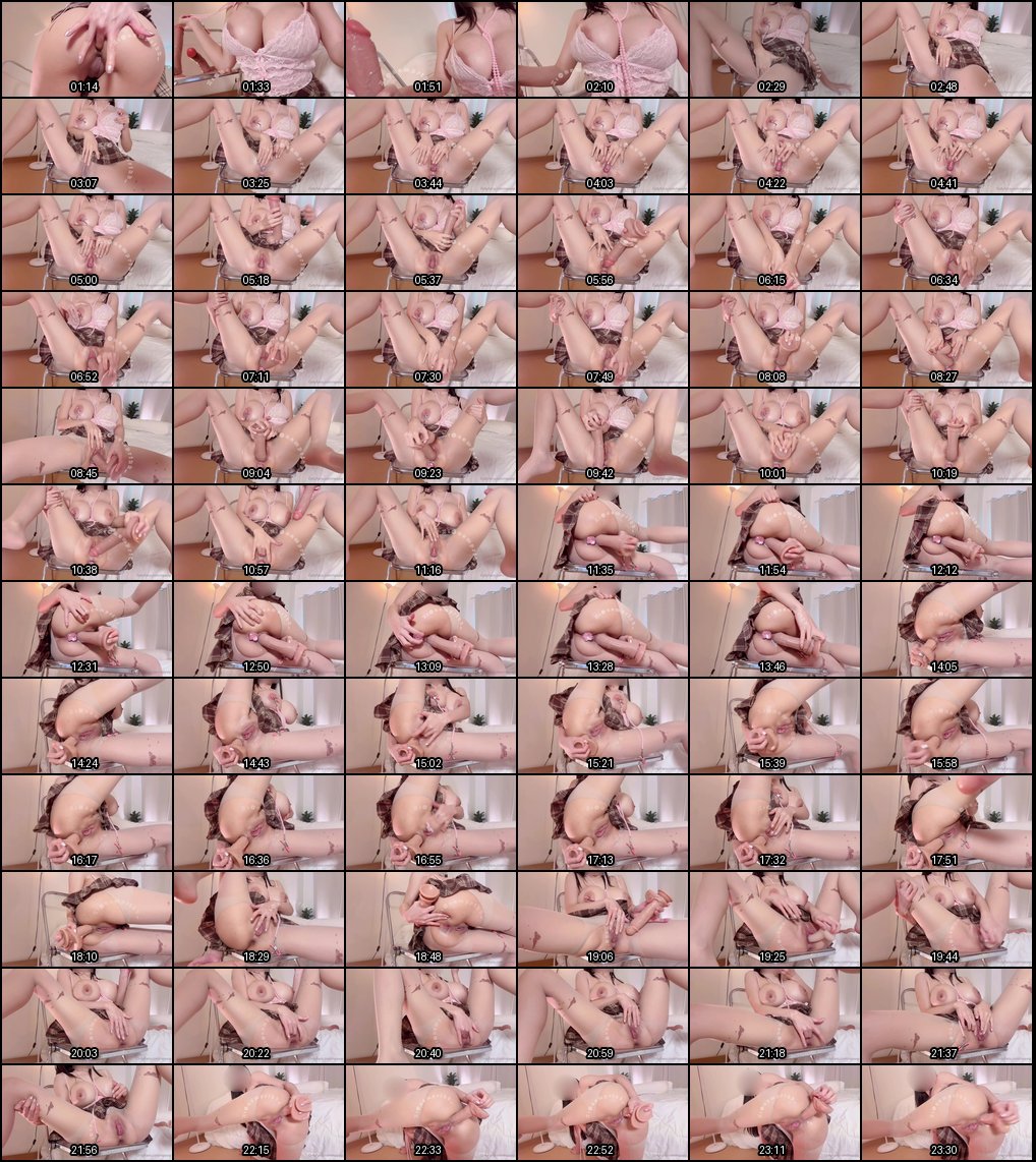 白虎萝莉少女前后洞极致挑逗，阴道喷涌高潮不止！