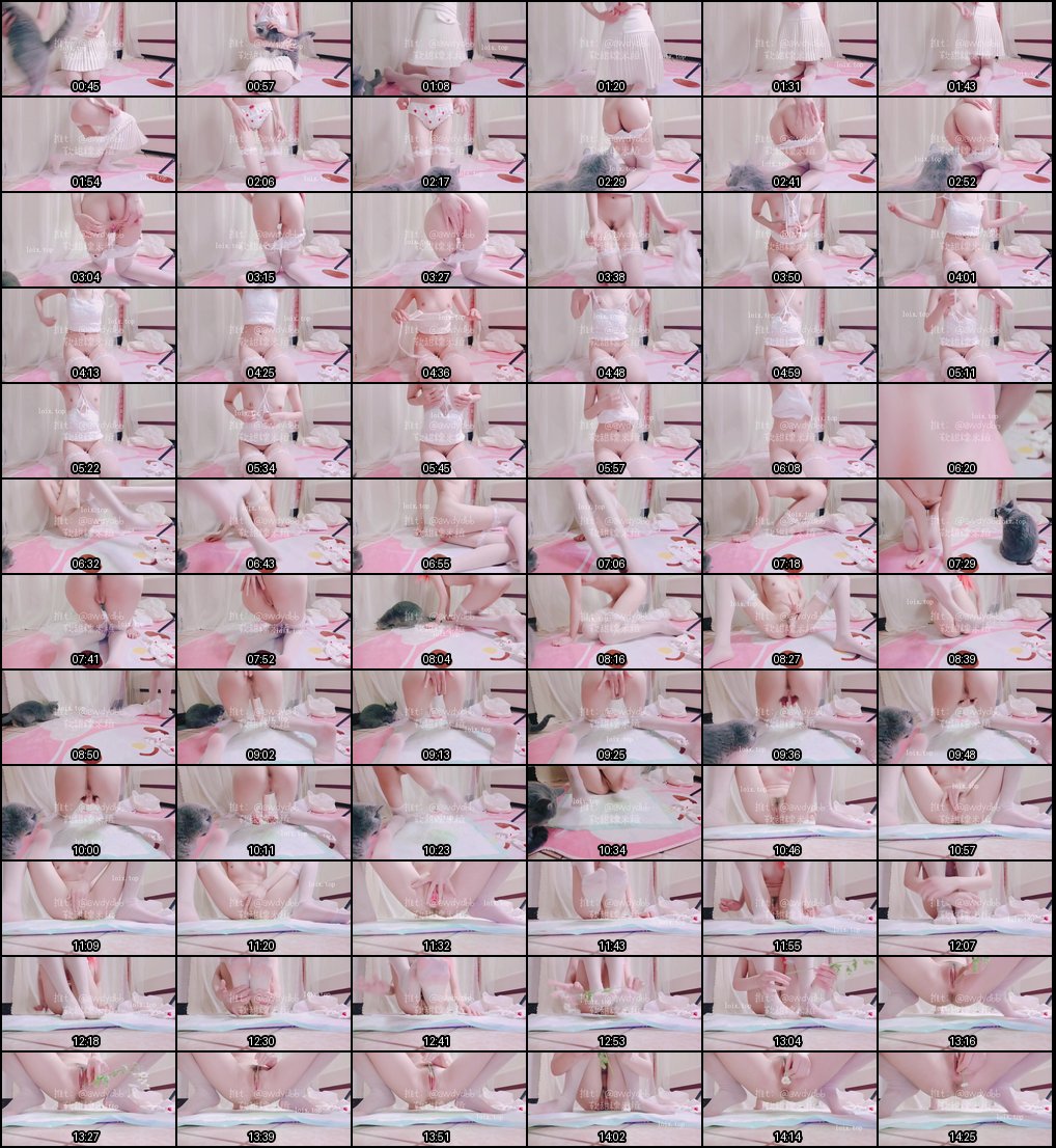 白虎萝莉少女的蕾丝白丝诱惑：贫乳长腿嫩逼御姐百褶裙