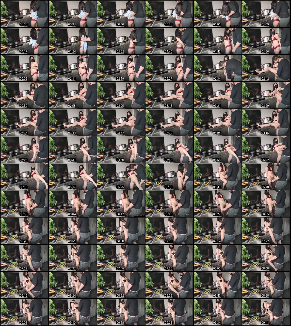 厨房反差萝莉女友突遭洋大吊男友猛插！无套内射粉嫩白虎穴，精液直灌小嘴