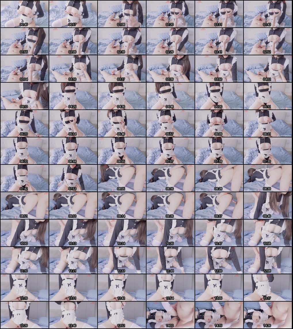 顶级萝莉女仆白丝诱惑：骑乘后入中出粉嫩小穴的贴身涩服务