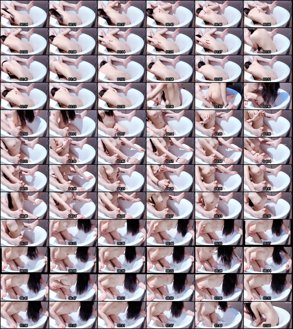 Nuomibaby：大神包养的清纯极品校花浴缸翘臀诱惑，白嫩巨乳身材太撩人