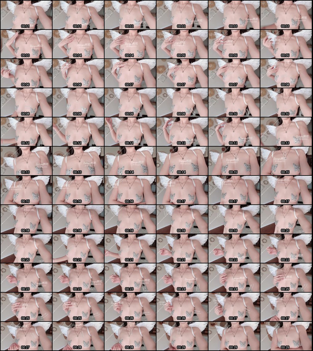 邦尼天使私房诱惑：白色蕾丝内衣展白虎美腿