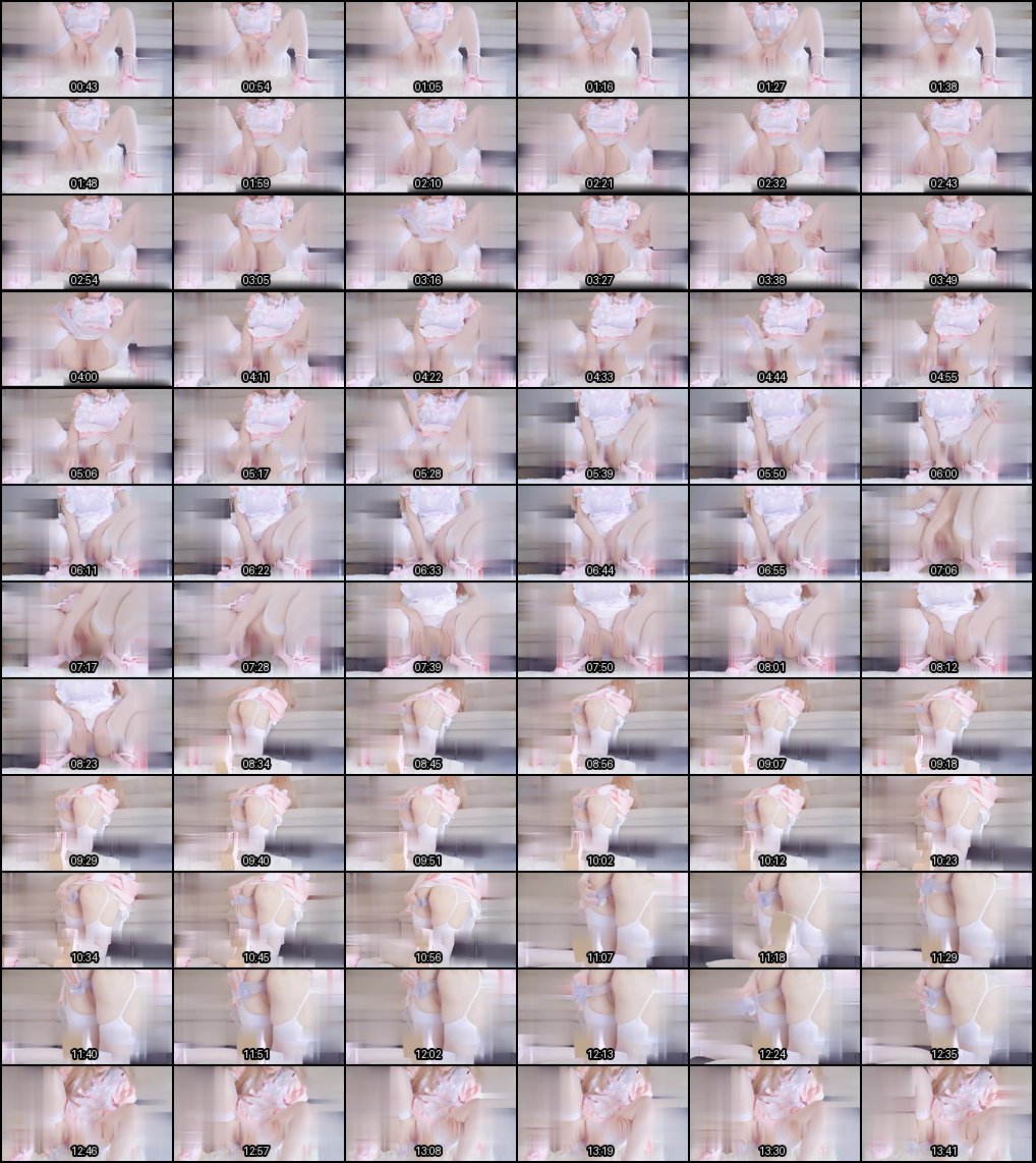 米胡桃粉色女仆洛丽塔裙诱惑 白丝萝莉自慰水晶棒直达高潮