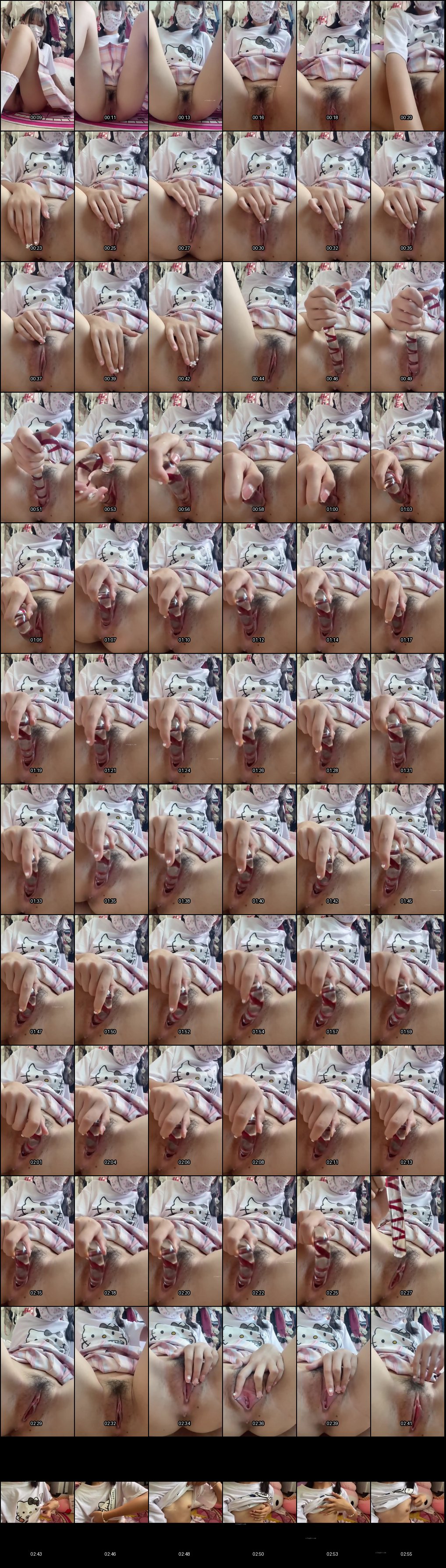 双马尾萝莉洛丽塔水晶棒自慰高潮喷水，反差骚货浪叫翻白眼