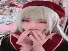 习呆呆Cos白虎萝莉诱惑自慰合集