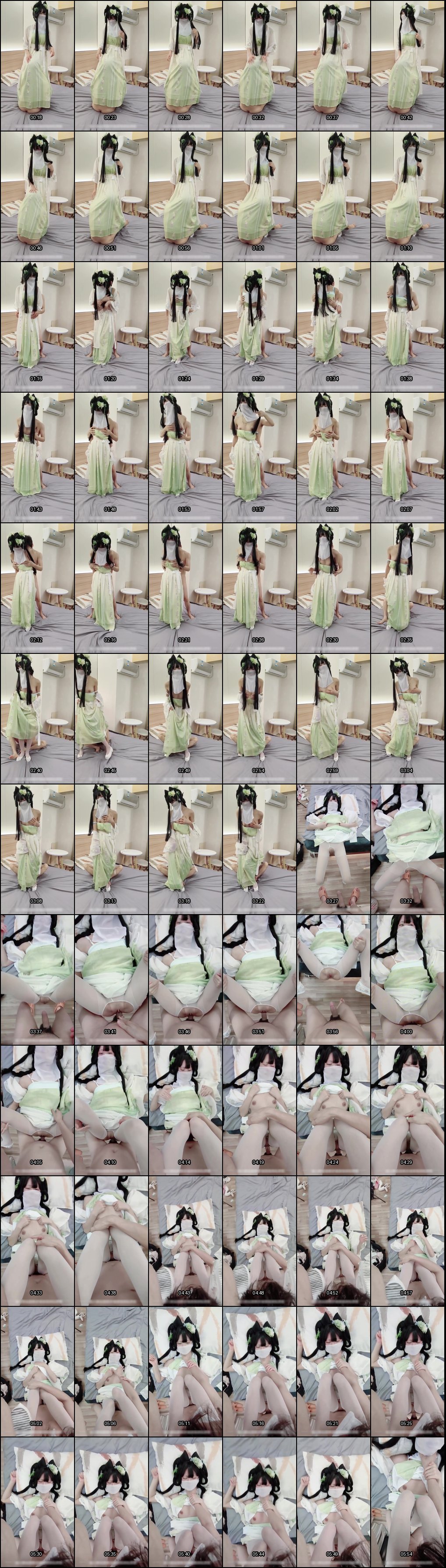 反差萝莉白丝汉服纯欲诱惑：清纯乖乖女一秒变骚浪，高潮喷尿浪叫不停