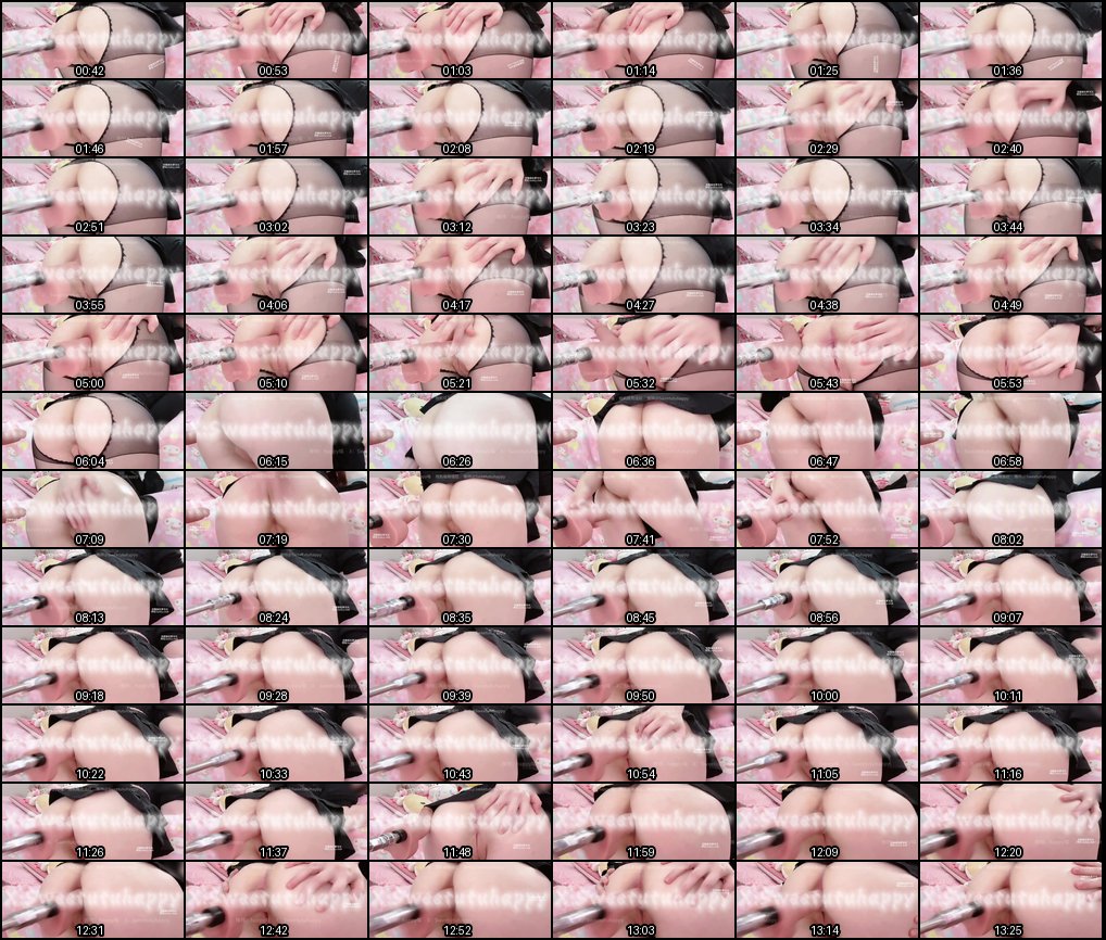 Happy喵新作重磅曝光！稀缺炮击肛交45P1V，少女反差诱惑超刺激