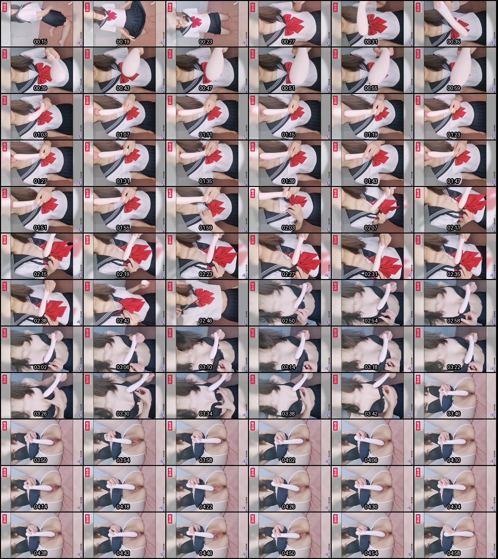 清纯萝莉水手服自拍黄瓜玩具自慰高潮，白虎嫩妹私密诱惑