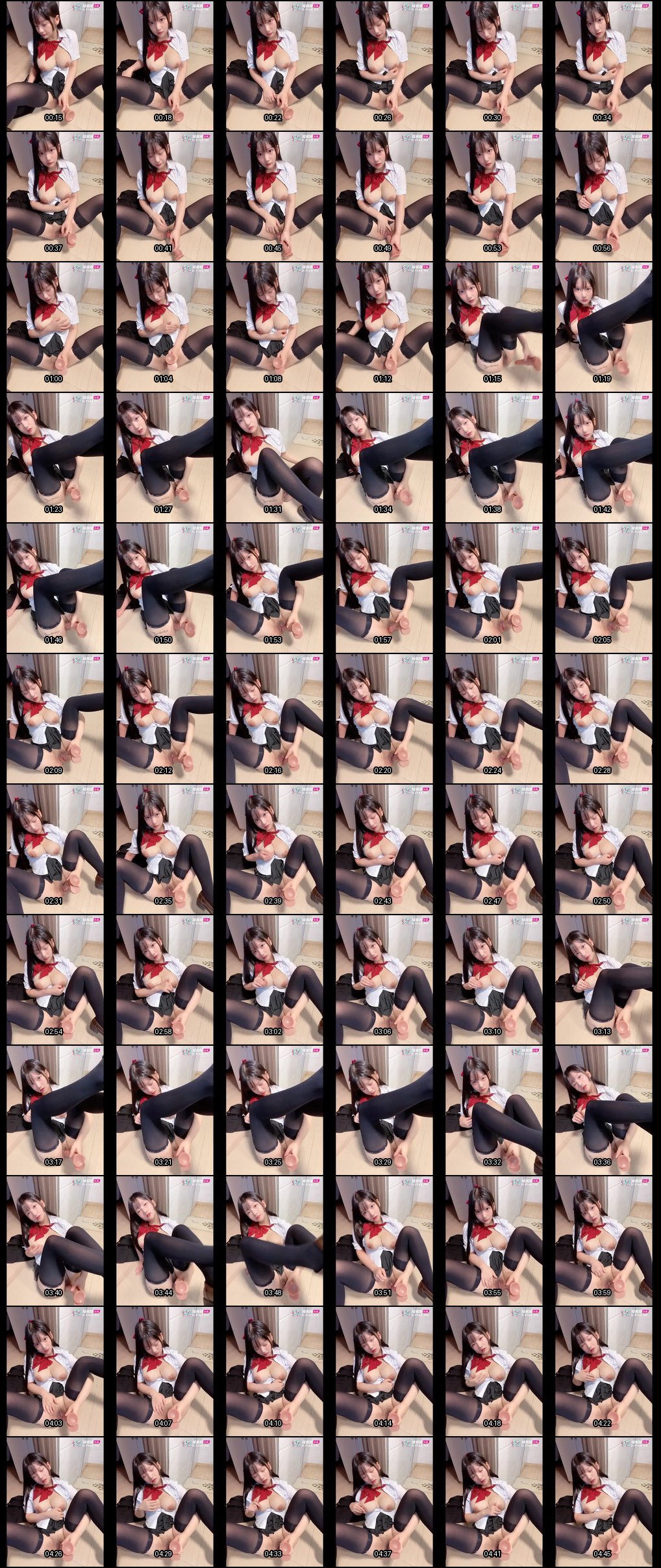 童颜巨乳JK萝莉自慰狂欢：揉捏美乳假屌深插高潮