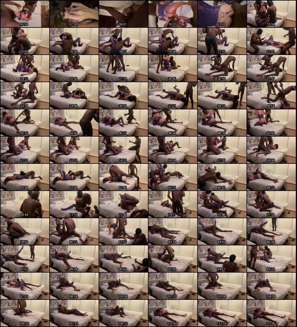 黑人大屌双飞美艳人妻！丈夫门外苦等，她被操到酸痛吞精高潮！