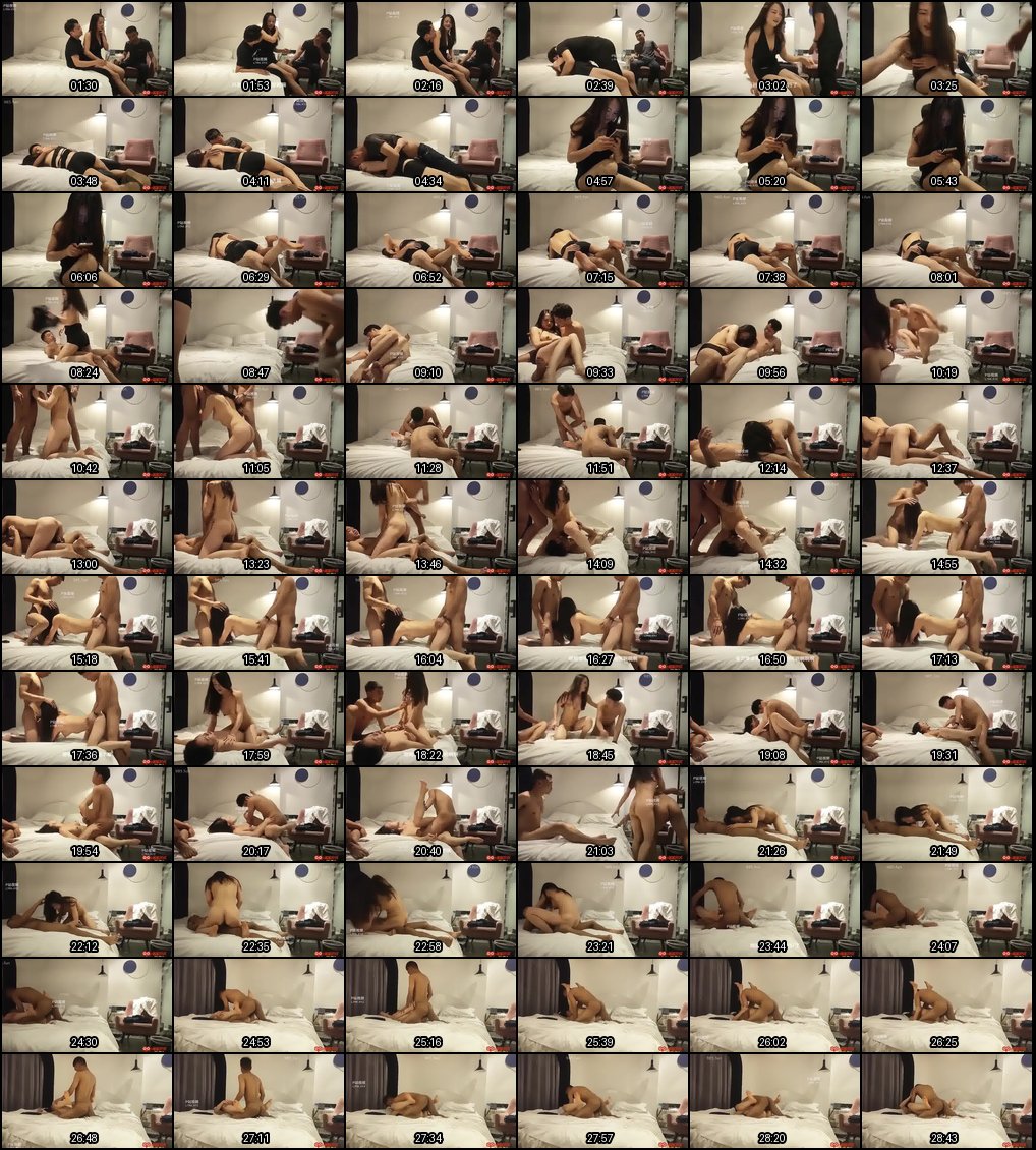 两个猛男3P火辣御姐，骚劲十足求欢满足！