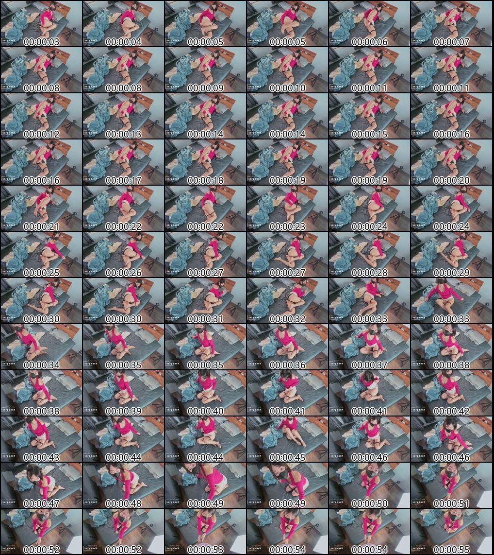 台湾瑜伽博主ssrpeach健身姿势合集探索肥臀魅力与多样化动作_5