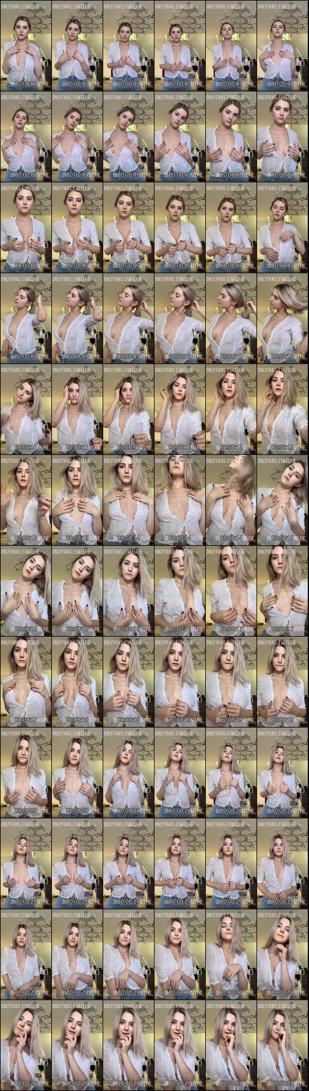 OnlyFans欧美高颜值博主EvaElfie精彩合集3