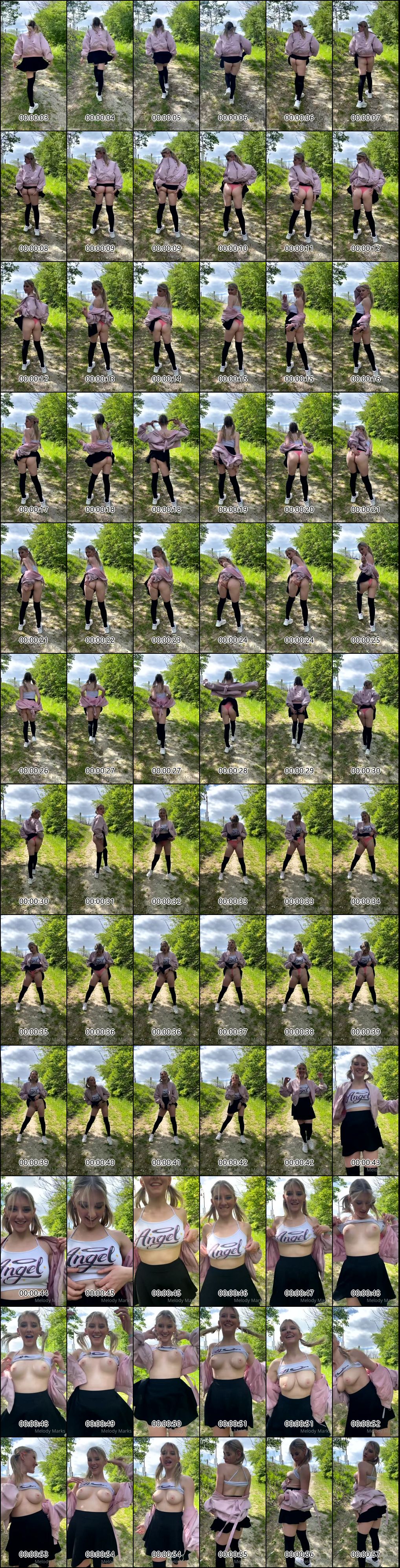 美国金发碧眼美女Melody Marks日常生活与男友亲密合集