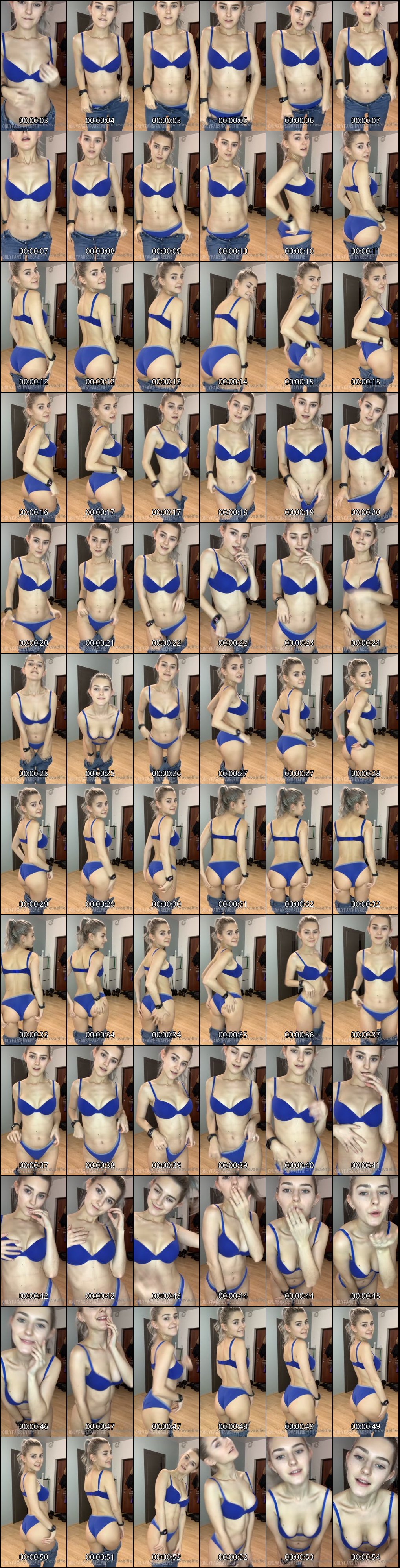 OnlyFans欧美高颜值博主EvaElfie精彩合集