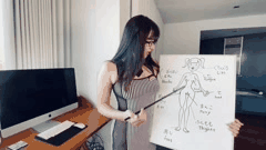 日本高颜值网红Obokozu与外国男友的创意直播秀_3