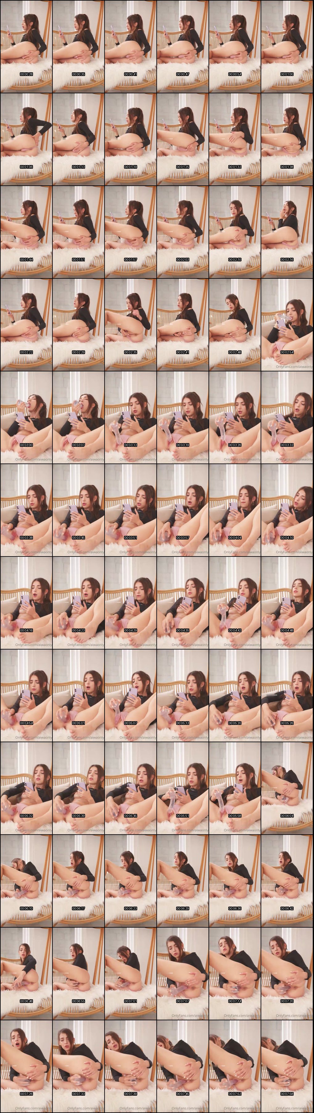 欧美OnlyFans黑丝长腿女神Aiwa道具自慰狂欢_高潮喷射诱惑无限