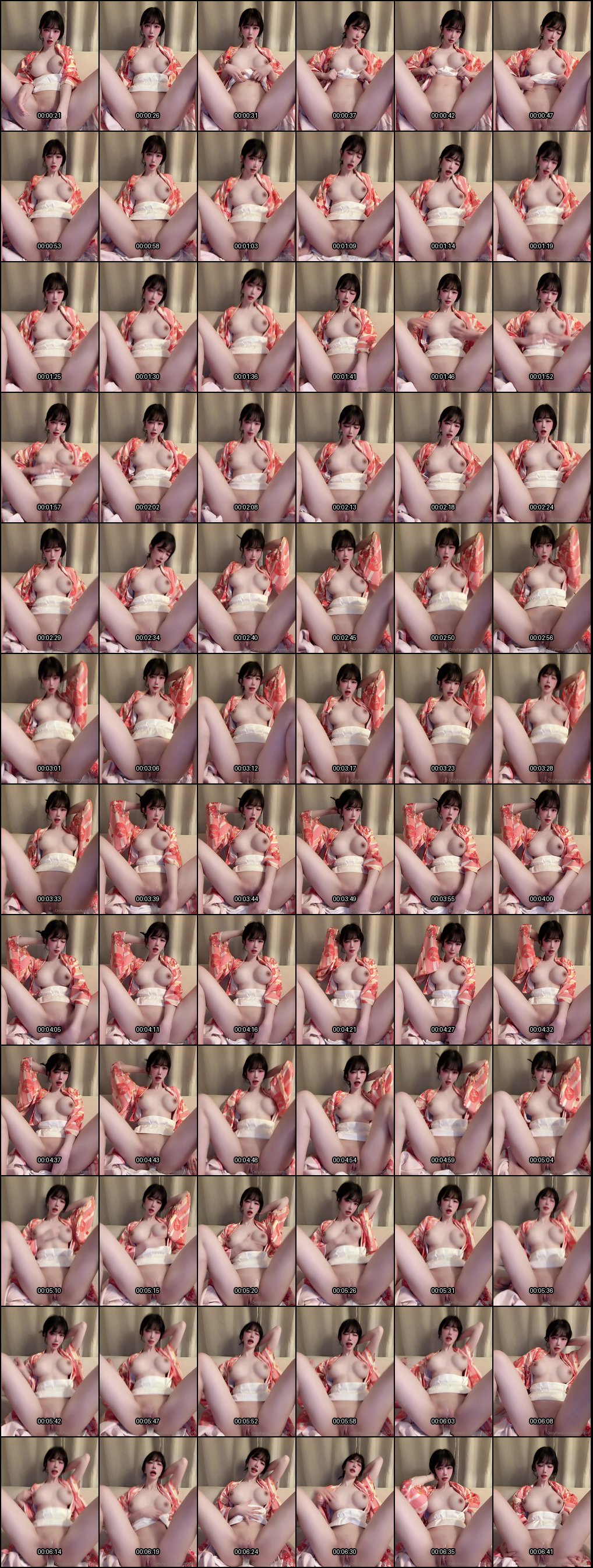 韩国网红Yunjin OnlyFans福利_反差婊学生萝莉高潮自慰脸