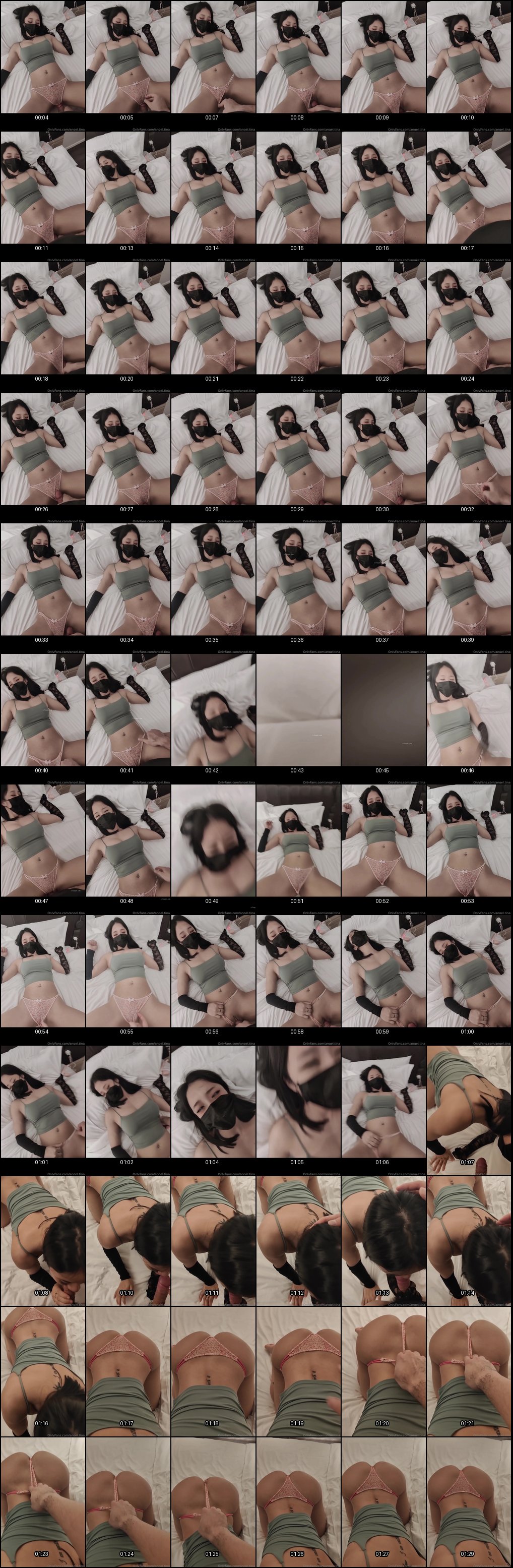 韩国高颜值健身模特Tinaislove OnlyFans 7月超尺度性爱私拍系列