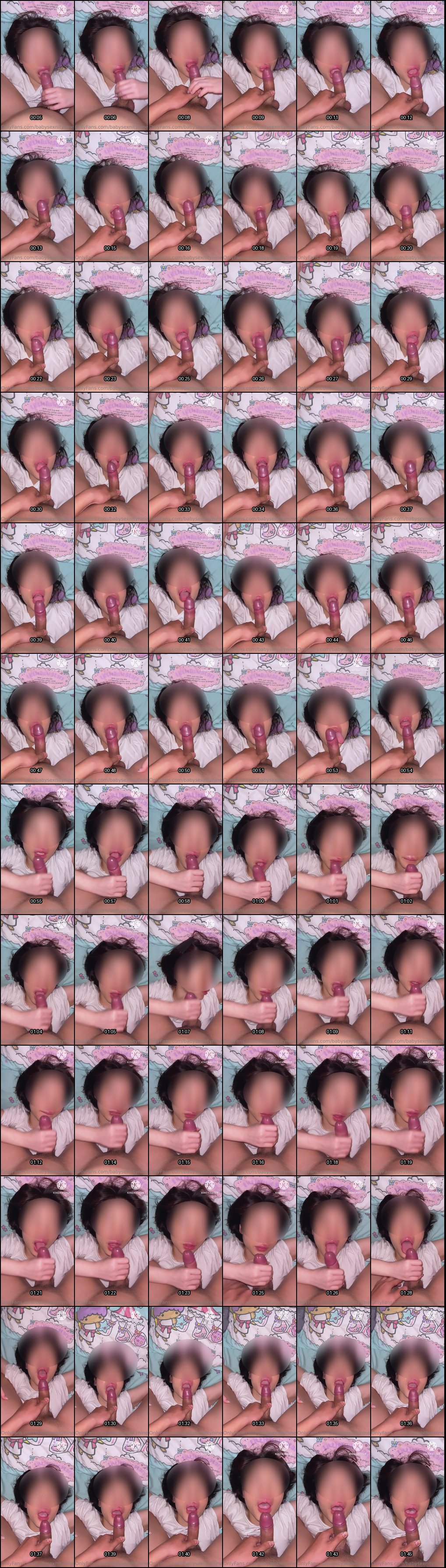 OnlyFans翘臀网红#babysexnitynine浴室激战：女上位骑乘后入电动马达臀，深喉口交颜射男友私房_1