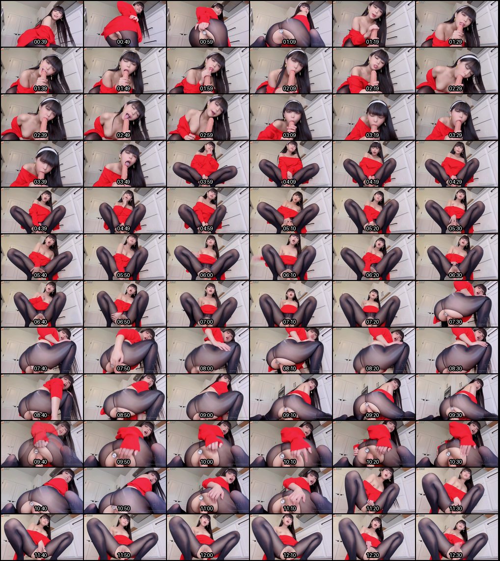 kittyxkum OnlyFans独家：居家油光黑丝假阳具自慰诱惑