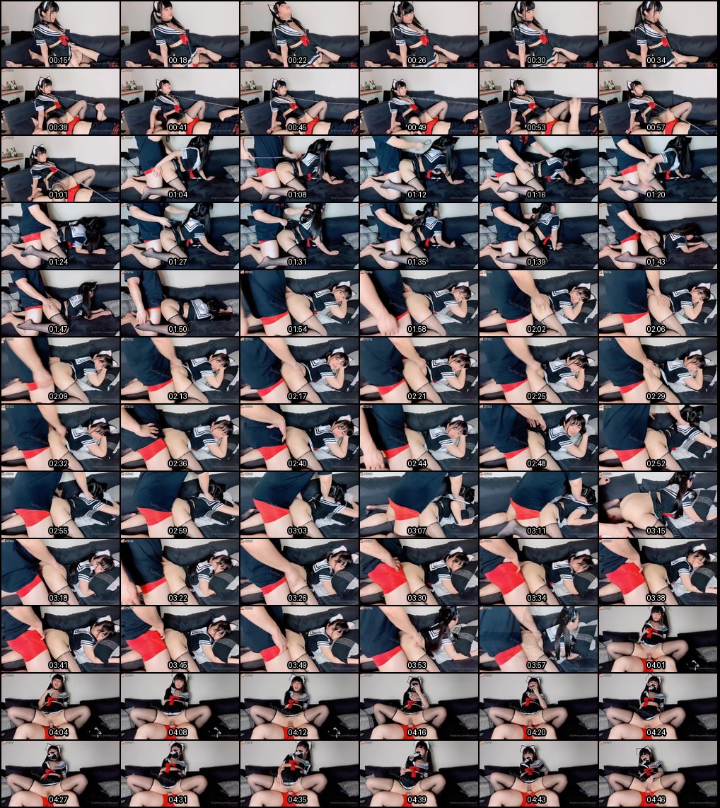 双马尾黑丝JK少女：kittyxkum OnlyFans激情实战啪啪