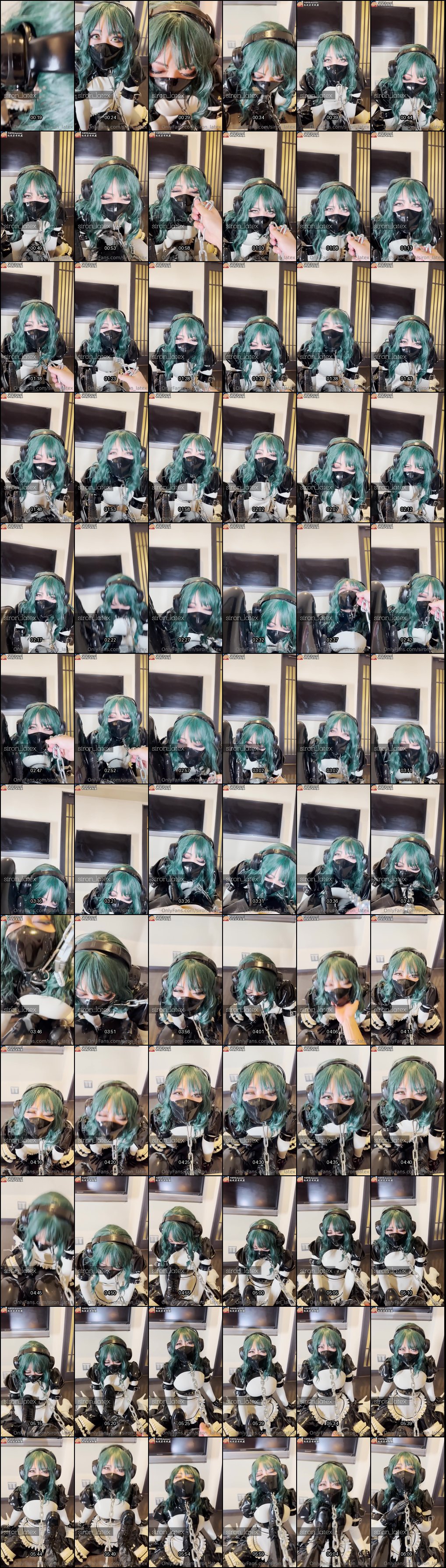 OnlyFans latex女神siron女仆皮衣裤袜cosplay自慰啪啪