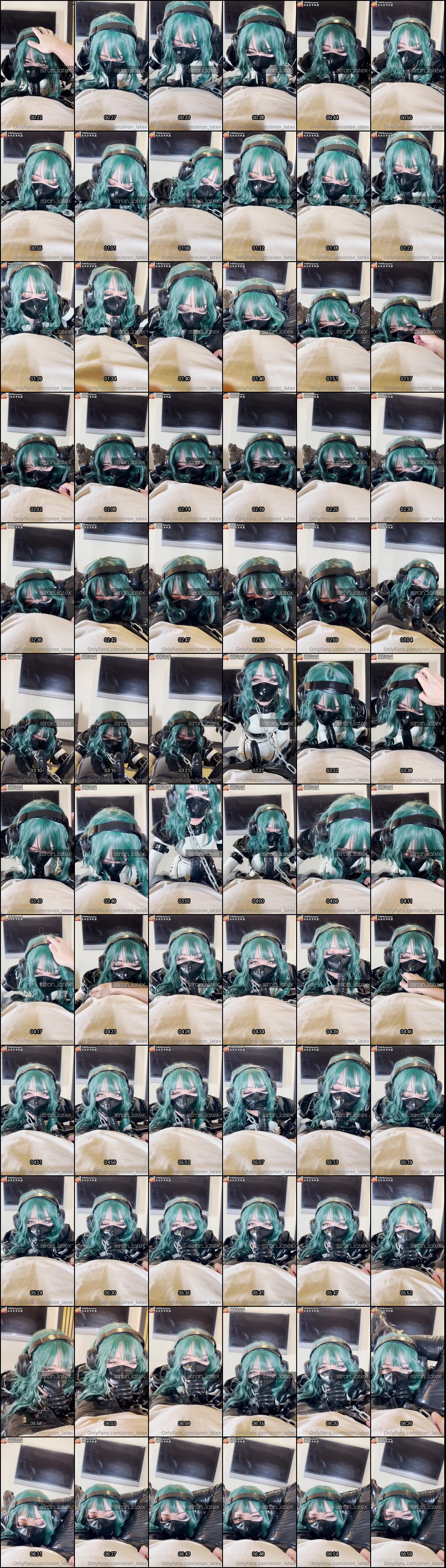 OnlyFans女仆cosplay：皮衣皮裤诱惑自慰啪啪